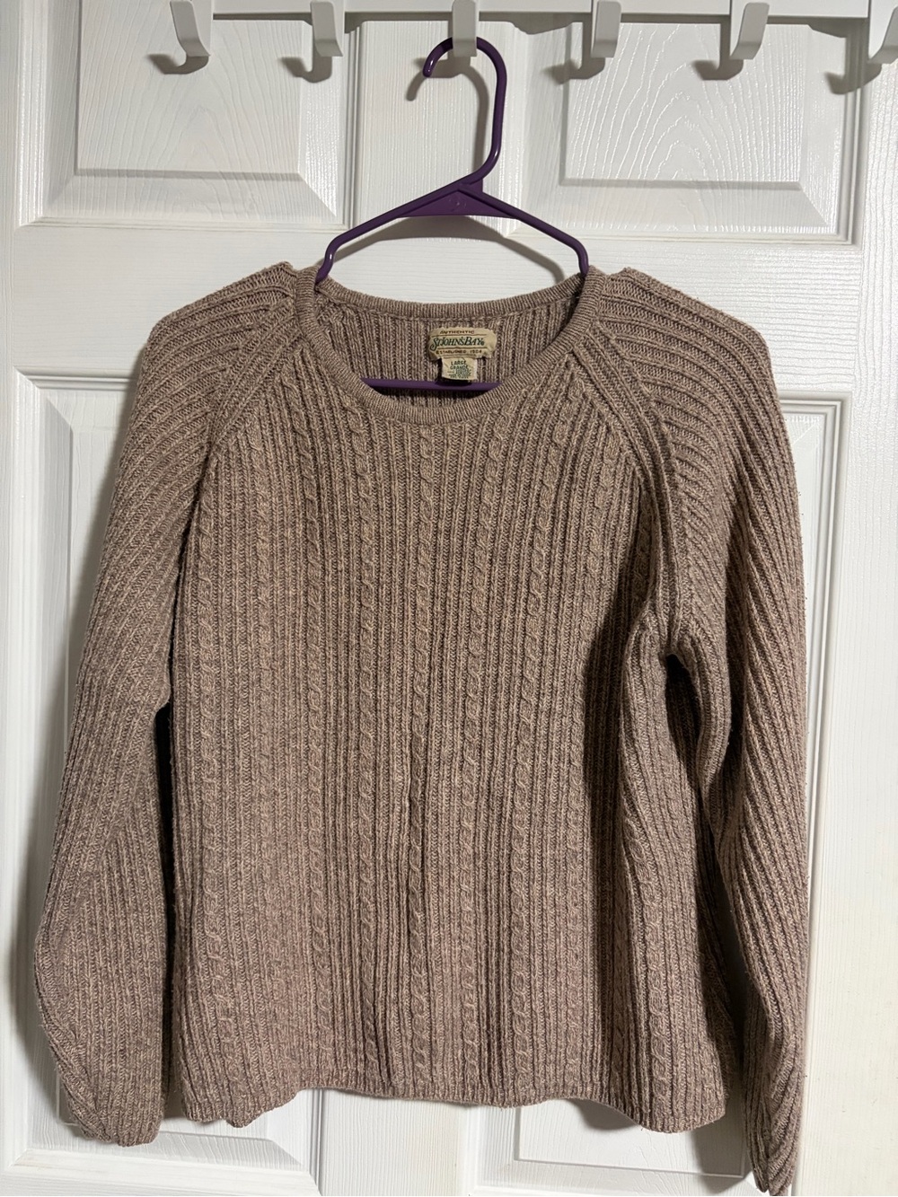 Light Brown Crewneck Sweater